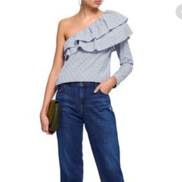 Maje Lelina One Shoulder Top - Picture 1 of 6